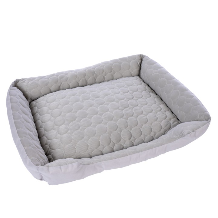 TIAKI Kühlbett Bubbles, grau - L 50 x B 40 x H 13 cm