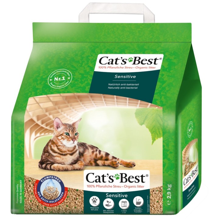 Cat's Best Sensitive Katzenstreu - 8 l (ca. 2,9 kg)