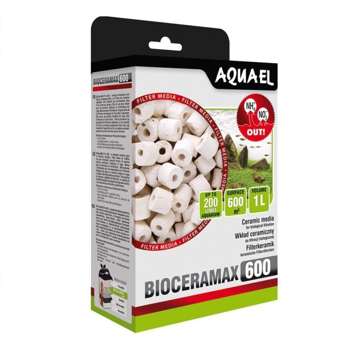 AQUAEL BIOLOGISCHE Effektive Filtermedien Bioceramax Pro 600 1l