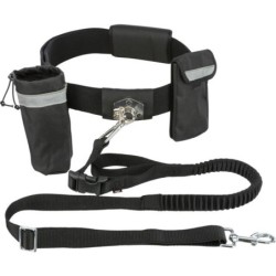 TRIXIE Bauchgurt mit Hundeleine 60-120 cm