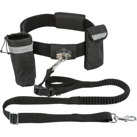 TRIXIE Bauchgurt mit Hundeleine 60-120 cm