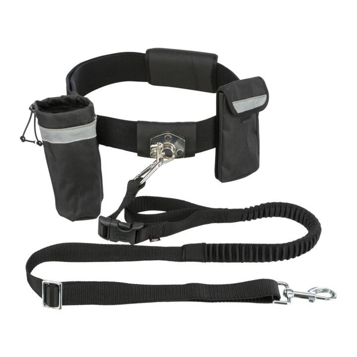 TRIXIE Bauchgurt mit Hundeleine 60-120 cm
