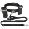 TRIXIE Bauchgurt mit Hundeleine 60-120 cm