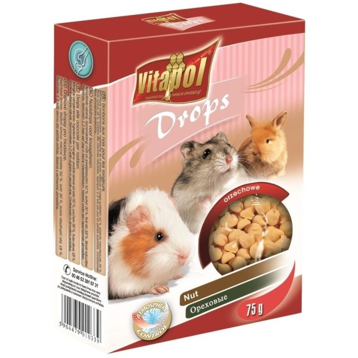 VITAPOL Tropfen für Nagetiere Walnuss 75 g