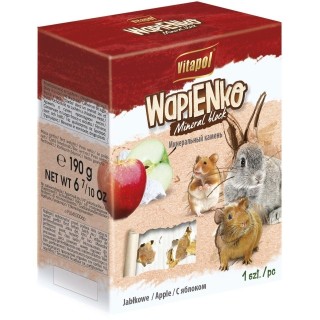 VITAPOL Mineralstein für Nagetiere XL - Apfel 190 g