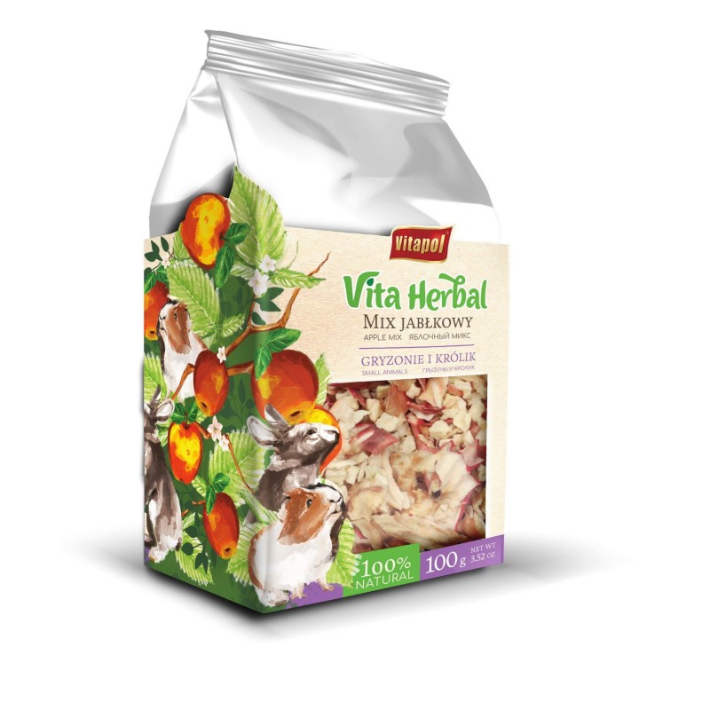 VITAPOL Apfel-Mix für Nager 100 g