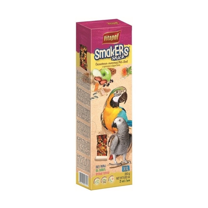 VITAPOL Walnuss-Snack für große Papageien 250g