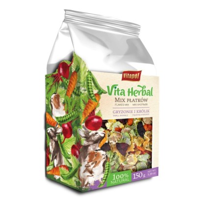 VITAPOL Vitaherbal Flockenmischung für Nager 150g