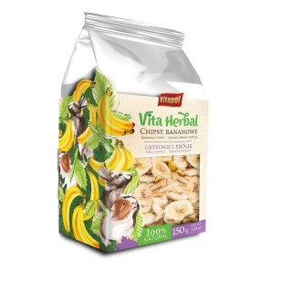 VITAPOL Bananenchips für Nager 150g