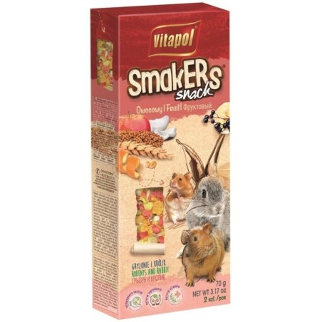 VITAPOL Smakers für Nagetiere - Obst 2 Stück