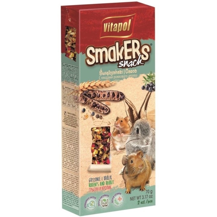 VITAPOL Smaker für Nagetiere - Satoyan Brot 2 Stück