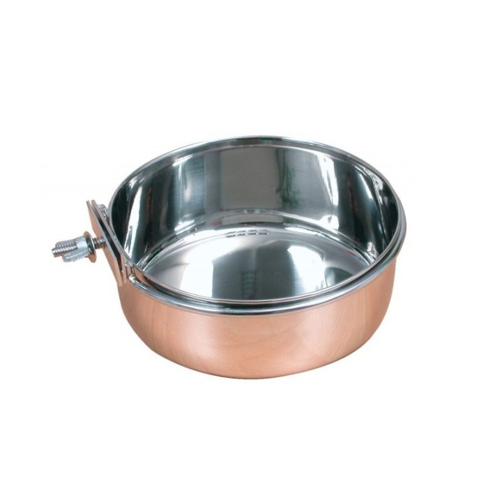 ZOLUX Edelstahlschüssel mit Schraube 15 cm