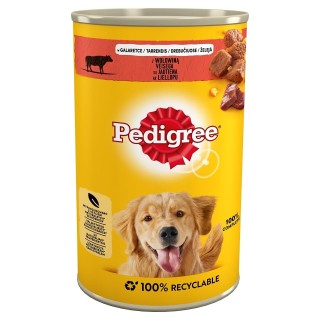 PEDIGREE Adult Dose 1200g: Nassfutter für adulte Hunde mit Rindfleisch in Gelee