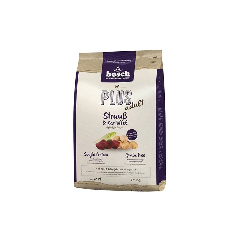 BOSCH PLUS Adult Strauß &amp, Kartoffel 2,5 kg