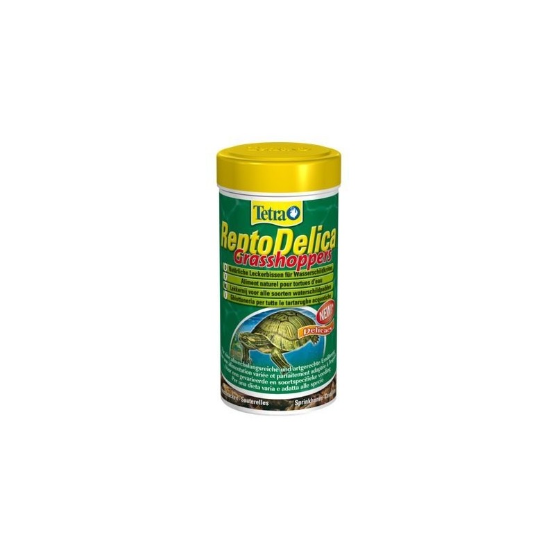 TETRA ReptoDelica Grasshoppers für Wasserschildkröten 250 ml