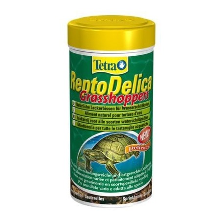 TETRA ReptoDelica Grasshoppers für Wasserschildkröten 250 ml