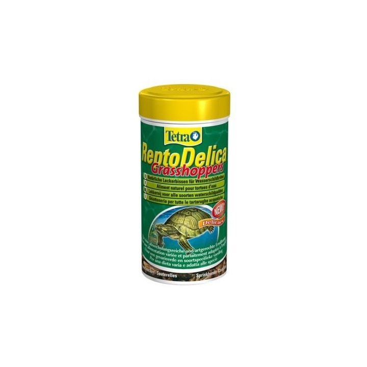 TETRA ReptoDelica Grasshoppers für Wasserschildkröten 250 ml