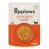 APPLAWS Beutel mit Huhn und Kürbis für Katzen 70 g