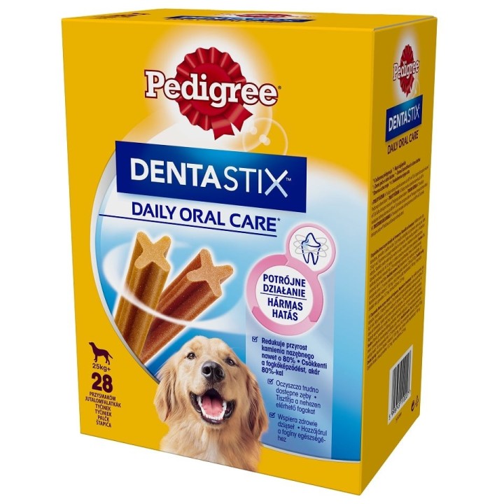 PEDIGREE DentaStix (große Rassen) Zahnsnack für Hunde 28 Stk. - 4x 270g