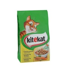 KITEKAT Katzentrockenfutter mit Huhn und Gemüse 300g