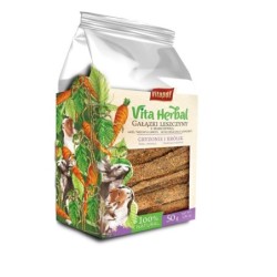 VITAPOL Ringi-Rolls Haselnusszweige mit Karotten für Nager 50g