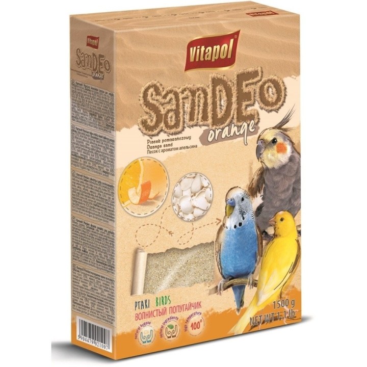 VITAPOL Sand für Vögel orange 1500g