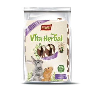 VITAPOL Obst- und Gemüseröhren für Nager und Kaninchen 200g