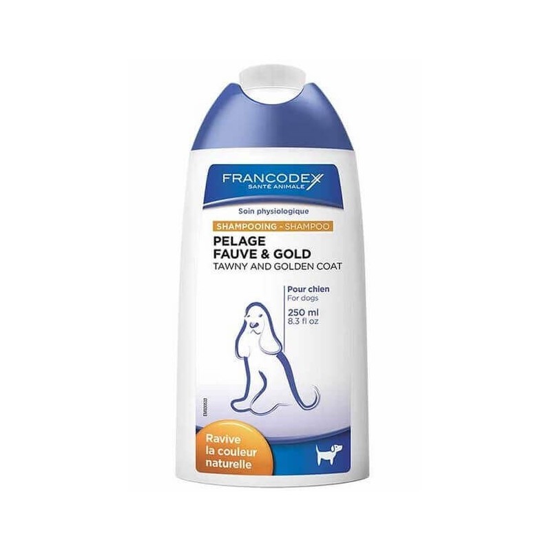 FRANCODEX Shampoo für Hunde mit braunem Fell 250 ml
