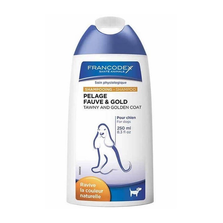 FRANCODEX Shampoo für Hunde mit braunem Fell 250 ml