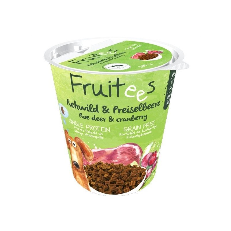 BOSCH Fruitees Snack Rehwild &amp, Preiselbeere 200g