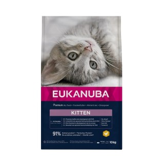 EUKANUBA Katze Kitten Alle Rassen Healthy Start Huhn &amp, Leber 10 kg