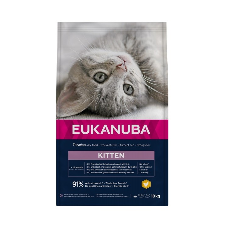 EUKANUBA Katze Kitten Alle Rassen Healthy Start Huhn &amp, Leber 10 kg