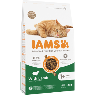 IAMS for Vitality mit Lammfleisch für adulte Katzen 3 kg