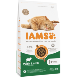 IAMS for Vitality mit Lammfleisch für adulte Katzen 3 kg