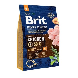 BRIT Premium By Nature Adult Medium M 3 kg