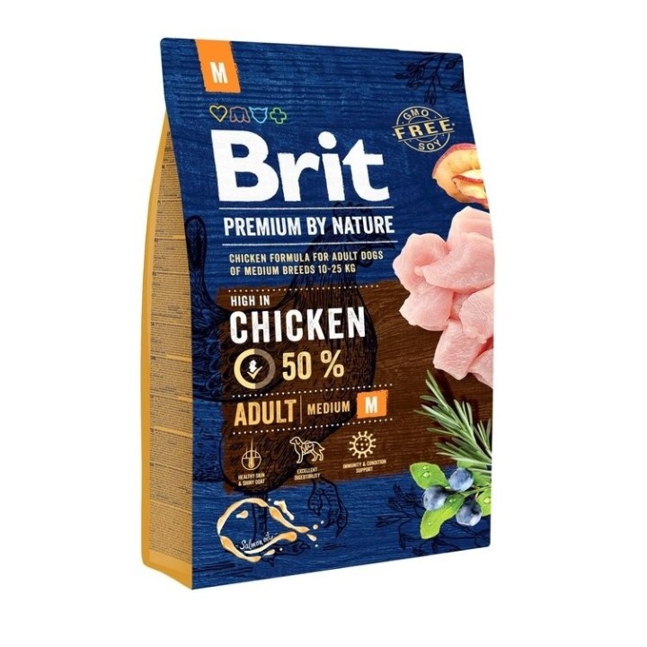 BRIT Premium By Nature Adult Medium M 3 kg