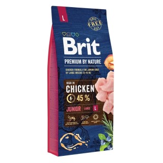 BRIT Premium By Nature Junior Large L 15 kg