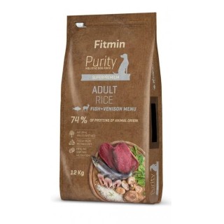 FITMIN Dog Purity rice adult fish &amp, venison 12 kg