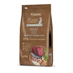 FITMIN Dog Purity rice adult fish &amp, venison 12 kg