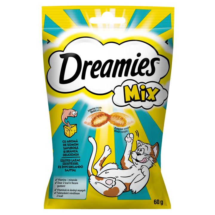 DREAMIES mit Lachs Geschmack und Käse 60 g
