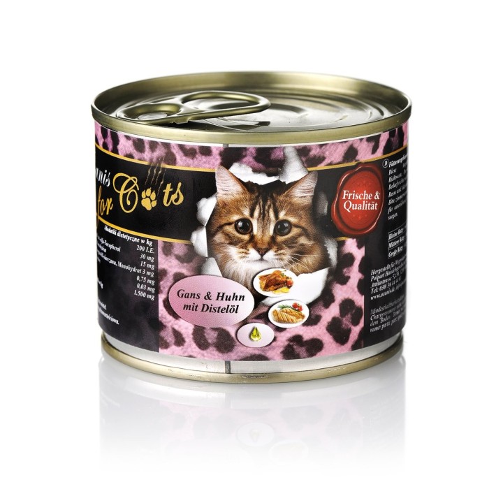 O'CANIS for Cats-Gans &amp, Huhn mit Distelöl 200 g