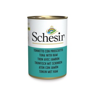 SCHESIR Thunfisch und Schinken Ergänzungsfuttermittel für Katzen 140 g