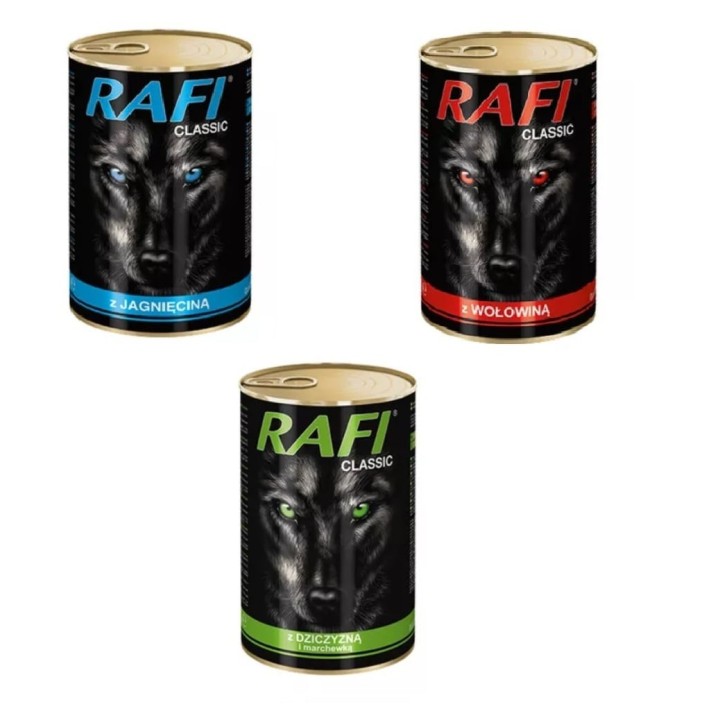 DOLINA NOTECI Rafi Classic Gemischte Geschmacksrichtungen ohne Geflügel 1240 g x 18 Stück