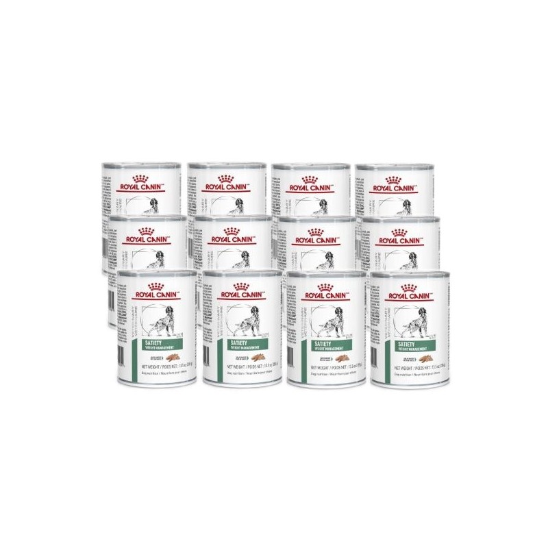 ROYAL CANIN Dog Satiety Weight Management 410g x 12