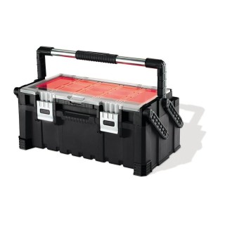 KETER Werkzeugkasten 22&quot, CANTILEVER schwarz/rot