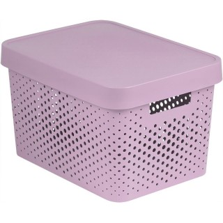 CURVER INFINITY Box mit Punktmuster, 17 L rosa