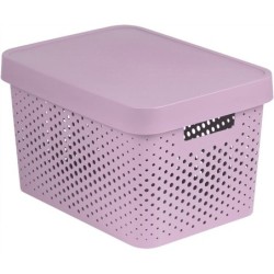 CURVER INFINITY Box mit Punktmuster, 17 L rosa