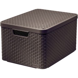 CURVER Aufbewahrungsbox L, Dunkelbraun