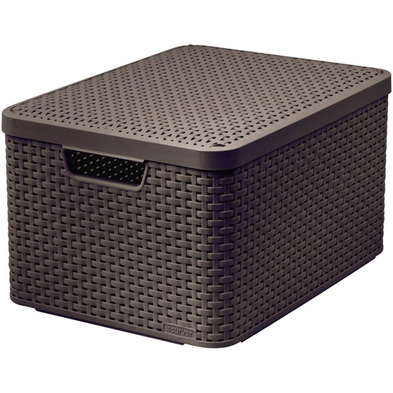 CURVER Aufbewahrungsbox L, Dunkelbraun