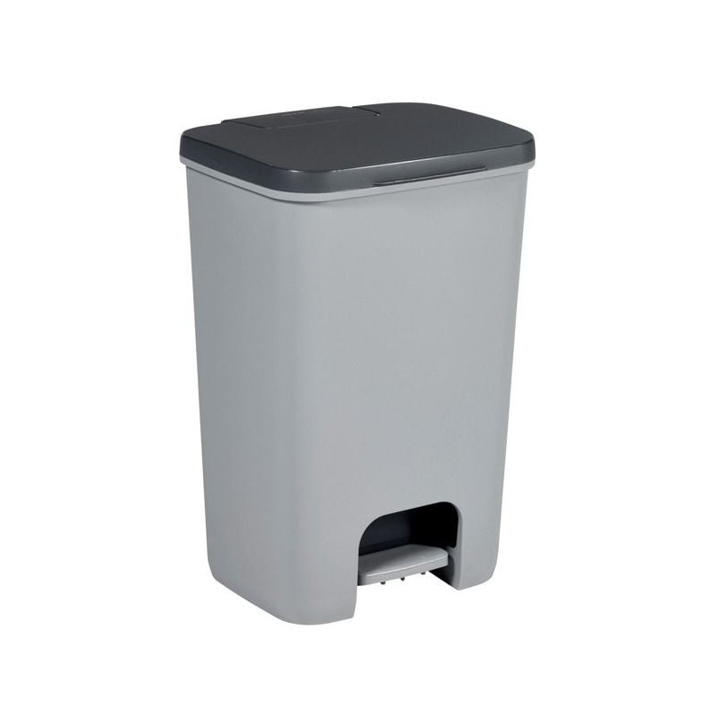 CURVER ESSENTIALS Tretabfalleimer 40L anthrazit/grau